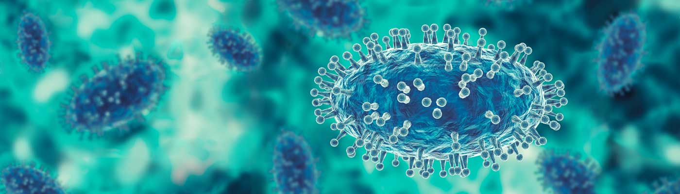 Cellules microscopiques du virus mpox