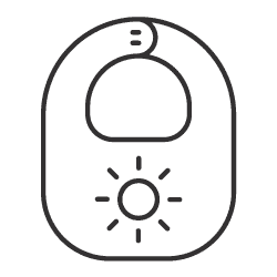 icon of baby bib