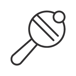 icon of baby rattle