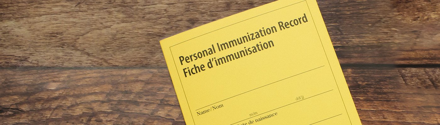 Fiche jaune de vaccination personnelle