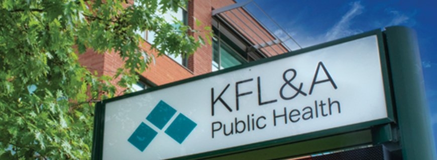 KFL&A Public Health building and sign