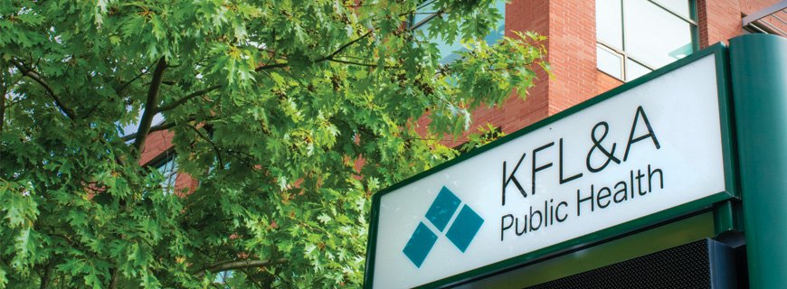KFLA Public Health office sign
